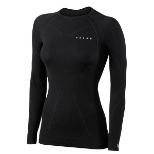 FALKE Wool-Tech Damen Langarmshirt Merino black Gr. XS