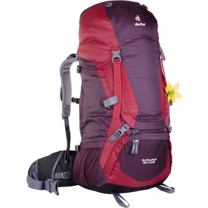 Deuter Trekkingrucksack "Alpamayo 50+10 SL", erweiterbar, 50 L, für Damen, aubergine