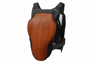 Fox raceframe impact sb d3o schutzweste weis s m