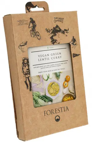 FORESTIA Hauptspeisen Vegan Green Lentil Curry - Outdoornahrung