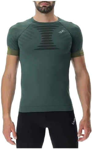 UYN Workhard Shirt Short - Workout Shirt, Herren