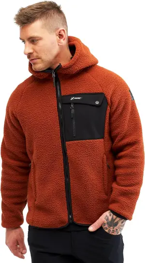 REVOLUTION RACE Sherpa Hoodie - Fleecejacke, Herren