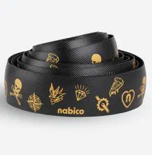 NABICO Roubaix Tattoo Black-Gold - Lenkerband