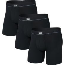 Saxx Underwear Herren Essential Cotton Brief Fly 3er Pack Boxer