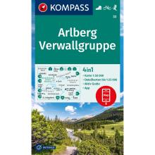 Kompass Verlag WK 33 Arlberg - Nördliche Verwallgruppe