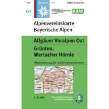 DAV AV-Karte BY 3 Allgäuer Voralpen Ost