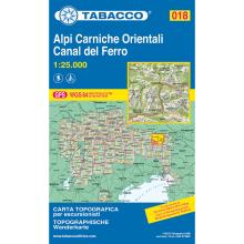 Tabacco Alpi Carniche Orientali - Canal del Ferro 018 Wk.