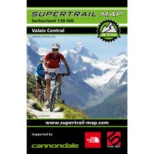 Supertrail Map Valais Central - MTB