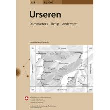Swisstopo Urseren 1231 Landeskarte 1:25 000