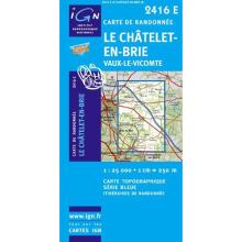 IGN Le Châtelet-En-Brie/Vaux-Le-Vicomte 2416 E Wanderk