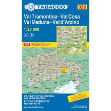 Tabacco WK 28 Val Tramontina 25T Wanderkarte