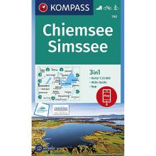 Kompass Verlag WK 792 Chiemsee - Simssee