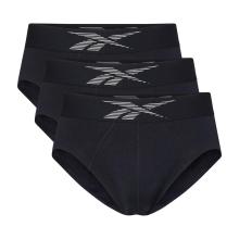 Sportslips Herren Baumwolle 3er-Pack - schwarz
