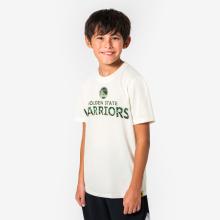 Kinder Basketball T-Shirt NBA Warriors - TS900 weiß
