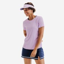 Damen Tennis T-Shirt runder Ausschnitt - Dry violett/lila