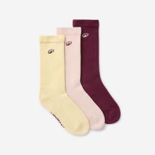 Sportsocken Mid 3er-Pack - Elementals bordeaux/rosa