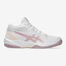 Damen Volleyballschuhe Mid - ASICS Gel Task MT4 weiß/rosa