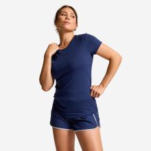 T-Shirt Damen Fitness Cardio - marineblau