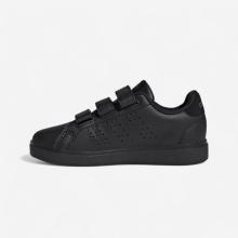 ADIDAS Turnschuhe Kinder Klettverschluss - Advantage schwarz
