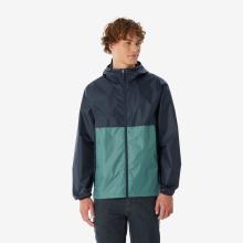 Regenjacke Herren wasserdicht winddicht Wandern - Raincut Full Zip blau