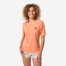 UV-Shirt kurzarm Damen Malou Shellrise orange