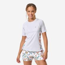 UV-Shirt Surfen Damen kurzarm Kanika weiß