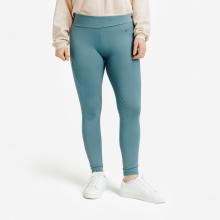 Winter-Reitleggings warm Silikonbesatz Damen grün