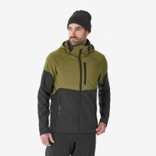 Skijacke Herren Softshell leicht wasserabweisend - 900 schwarz/khaki