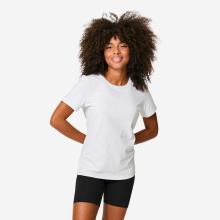T-Shirt Damen Baumwolle aus recycelten Materialien - grau