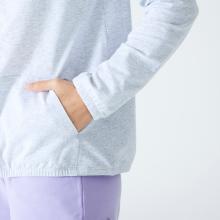 Trainingsjacke mit Kapuze Damen - 100 hellgrau