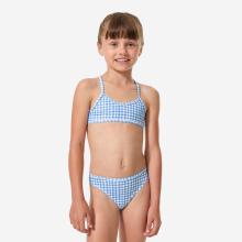 Bikini-Set Mädchen gekreuzte Träger Boni blau