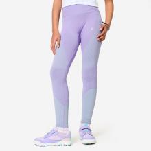 Leggings Mädchen nahtlos - rosa/grün