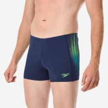 Badehose Boxer Herren - marineblau/grün