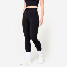 Leggings Damen Elastikbund - schwarz