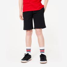 Shorts Kinder Multisport Baumwolle - schwarz