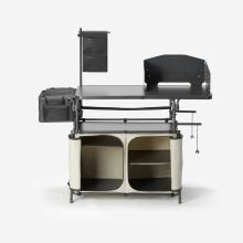 Küchenmöbel 10-l-Spülschüssel Windschutz Stauraum Camping - XL