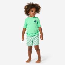 UV-Shirt Surfen Kinder 100 Poulpy grün