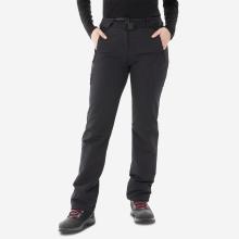 Wanderhose Damen warm wasserabweisend - SH500 schwarz