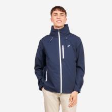 Regenjacke Segeln Herren wasserdicht winddicht 500 marineblau/weiß