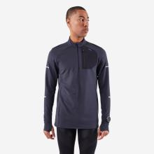 Laufshirt langarm Herren mit Reissverschluss - Run 900 Warm schwarz