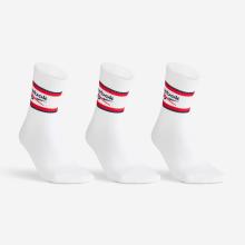 Sportsocken High 3er Pack - weiß mit Motiven