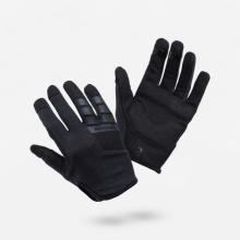 Kinder Fahrradhandschuhe lang Sommer schwarz