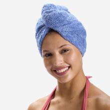 Haar-Handtuch Mikrofaser weich blau