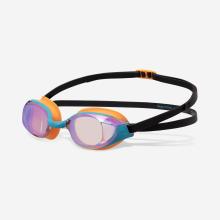 Schwimmbrille verspiegelt Einheitsgröße - BFit orange/türkis