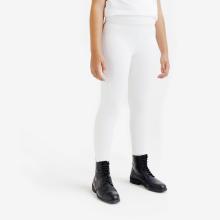 Turnierreitleggings 500 Full Grip Kinder weiß
