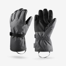 Skihandschuhe Kinder 6–14 Jahre 29 % recyceltes Polyester - GL 500 schwarz