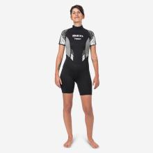 Neoprenshorty Tauchen Damen 2,5 mm Mares Reef schwarz/grau