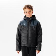 Kinder Fußball Trainingsjacke warm  schwarz