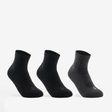 Kinder Tennissocken High 3er Pack - RS500 schwarz/grau