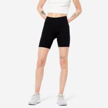 Shorts Radlerhose Damen - schwarz